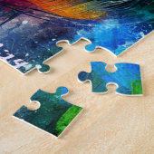 Puzzle Oiseau de mer couleur impressionniste (Côté)