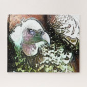PUZZLE OISEAU DE PREY VULTURE (Horizontal)