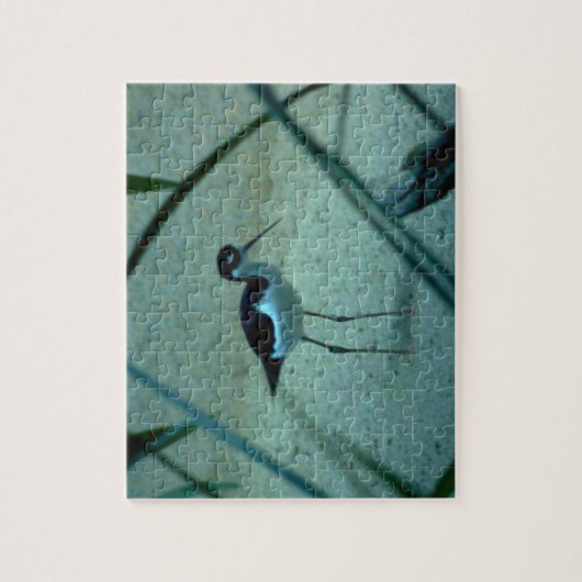 Puzzle Oiseau de sable de plage (Vertical)