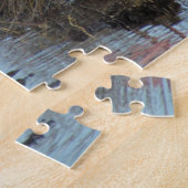 Puzzle Oiseau d'eau rose de spatules de spatule rose (Côté)