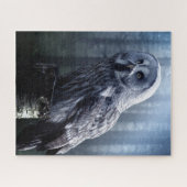 Puzzle Oiseau d'hibou Forêt forestière Nature (Horizontal)