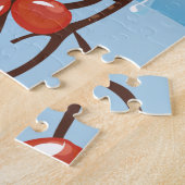 Puzzle oiseau d'hiver (Côté)