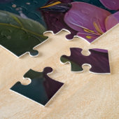 Puzzle Oiseau d'Imaginaire à arc-en-ciel orangé (Côté)