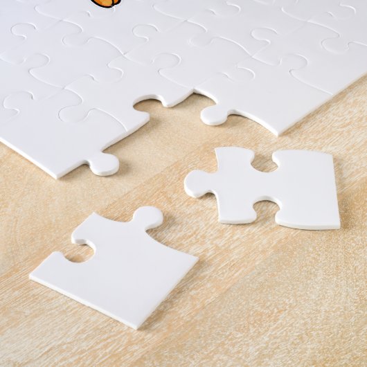 Puzzle Oiseau en mariée avec Voile (Côté)