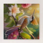 Puzzle Oiseau Fantastique à Crête Dorée (Horizontal)