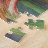 Puzzle Oiseau Flamant rose rose (Côté)