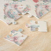 Puzzle Oiseau folklorique floral au charme Pastel Boho (Côté)