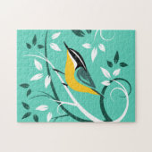 Puzzle Oiseau Nuthatch Dans L'Arbre (Horizontal)