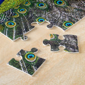 Puzzle Oiseau paon magnifique (Côté)