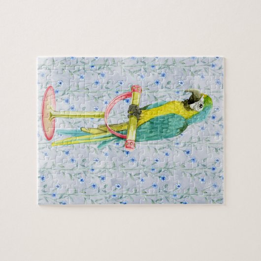 Puzzle Oiseau sauvage et coloré (Horizontal)