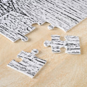 Puzzle - Oiseau sur la clôture à la couleur (Côté)