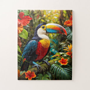 Puzzle Oiseau Toucan coloré