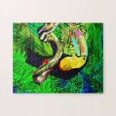 Puzzle Oiseau Toucan - Nature exotique - (Horizontal)
