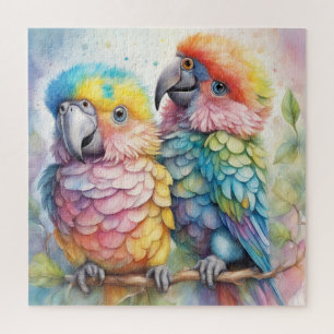 Puzzle Oiseaux arc-en-ciel Parrots 1