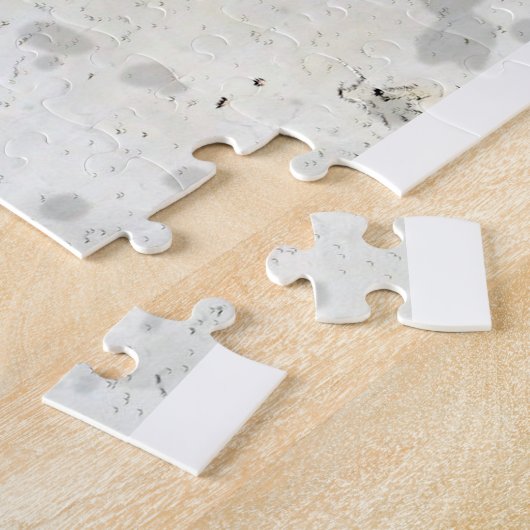 Puzzle Oiseaux bleus (Côté)