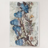 Puzzle Oiseaux bleus (Vertical)