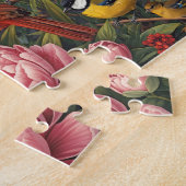 Puzzle Oiseaux chanteurs vibrants Fleurs d'automne (Côté)