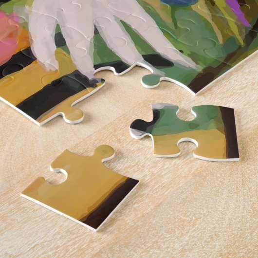 Puzzle Oiseaux dans le jardin (Côté)