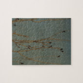 Puzzle Oiseaux dans un arbre, Grunge (Horizontal)