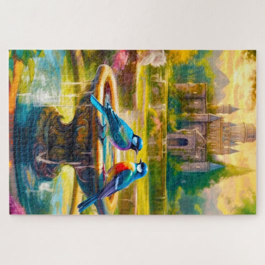 Puzzle Oiseaux d'art (Horizontal)