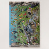 Puzzle Oiseaux de jardin de Rhode Island (Vertical)