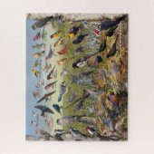 Puzzle Oiseaux de jardin du Kansas (Vertical)