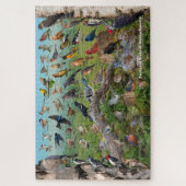 Puzzle Oiseaux de jardin du Massachusetts (Vertical)