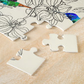 Puzzle Oiseaux de printemps - Colibris - (Côté)