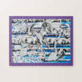 Puzzle Oiseaux d'hiver (Horizontal)