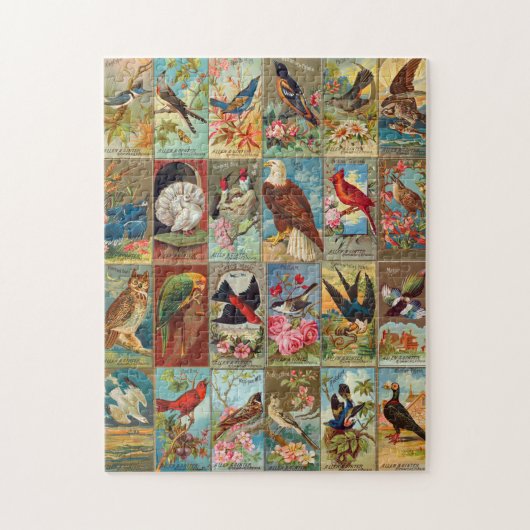 Puzzle Oiseaux du 19ème siècle des illustrations de (Vertical)