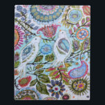Puzzle Oiseaux en papier I<br><div class="desc">Cette impression sucrée présente des oiseaux en papier coloré | Par les champs Karen</div>