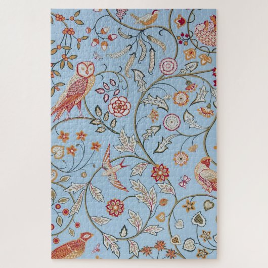 Puzzle Oiseaux et fleurs, William Morris (Vertical)