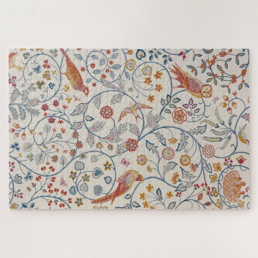 Puzzle Oiseaux et fleurs, William Morris (Horizontal)