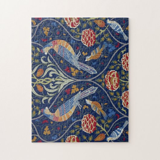 Puzzle Oiseaux et fleurs, William Morris (Vertical)