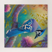 Puzzle Oiseaux Fantastiques Geai Bleu (Horizontal)