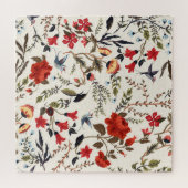 Puzzle Oiseaux & Fleurs : Conception Florale transparente (Horizontal)