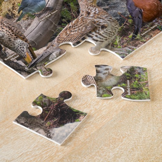 Puzzle Oiseaux jardins de l'Alberta (Côté)