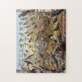 Puzzle Oiseaux jardins de l'Alberta (Vertical)