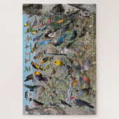 Puzzle Oiseaux jardins de l'est de l'État de Washington (Vertical)