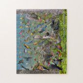 Puzzle Oiseaux jardins de l'ouest de l'Oregon (Vertical)