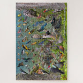 Puzzle Oiseaux jardins de l'ouest de l'Oregon (Vertical)