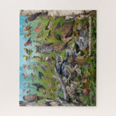 Puzzle Oiseaux jardins de Terre-Neuve (Vertical)