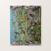 Puzzle Oiseaux Jardins du Delaware (Vertical)