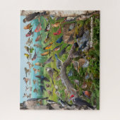 Puzzle Oiseaux Jardins du Maine (Vertical)