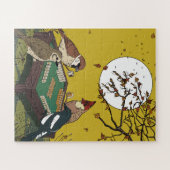 Puzzle Oiseaux Mahjong jouant au jeu (Horizontal)