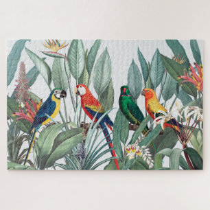 PUZZLE OISEAUX TROPICAUX