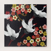 Puzzle Oiseaux volants : Heron de grue japonais. (Vertical)