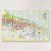 Puzzle Old 1020BC Saul Palestine Map (Horizontal)