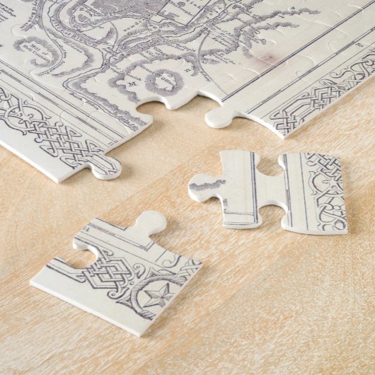 Puzzle Old 1864 Historic State of Palestine Map (Côté)