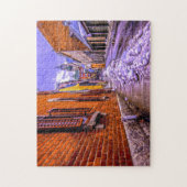 Puzzle Old City Rue Québec. (Vertical)